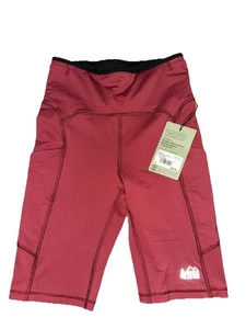 REI Co-op Swiftland Running Shorts Women’s Size S Red 9” Inseam - Picture 1 of 4