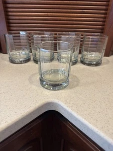 Anchor Hocking Essex Double Old Fashioned Clear Glasses - Set of 5 - Picture 1 of 7