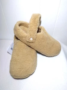 Crocs Women's Size 11 Classic Cozzzy Slipper 209386-209 Wheat Brown New - Picture 1 of 8