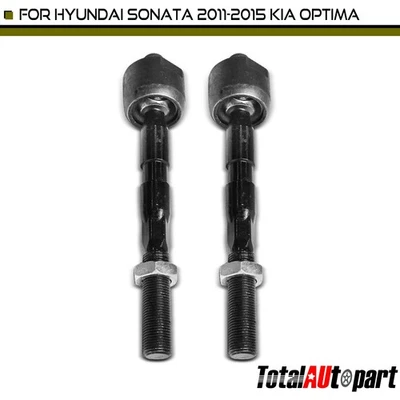 2Pcs Tie Rod End for Hyundai Sonata 2011-2015 Kia Optima 2011-2016 Front Inner - Image 1 of 4