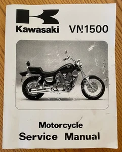 Factory Kawasaki Motorcycle VN1500 Service Shop Manual 1987-1999 #99924-1078-08 - Picture 1 of 3