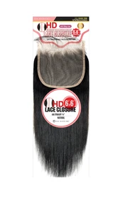 EVE HAIR HD 6X6" CIERRE ENCAJE SUIZO 100% BRASILEÑO REMY RECTO 14" - NATURAL - Imagen 1 de 3