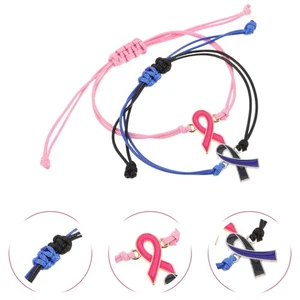 12 Pcs Care Bracelet Awareness Bracelets for Women Adjustable Jewelry - Picture 1 of 12