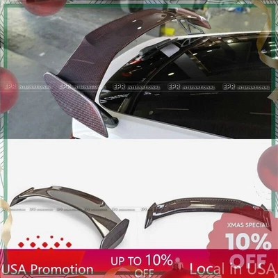 Alerón trasero de fibra de carbono rojo seco para Honda Civic Hatchback FL5 Foto 1 de 4