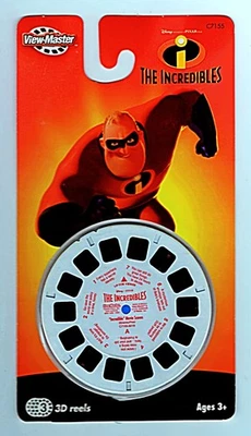 2004 VIEW-MASTER #C7155 "DISNEY'S THE INCREDIBLES" 3-REEL RACK PACK - Image 1 of 3