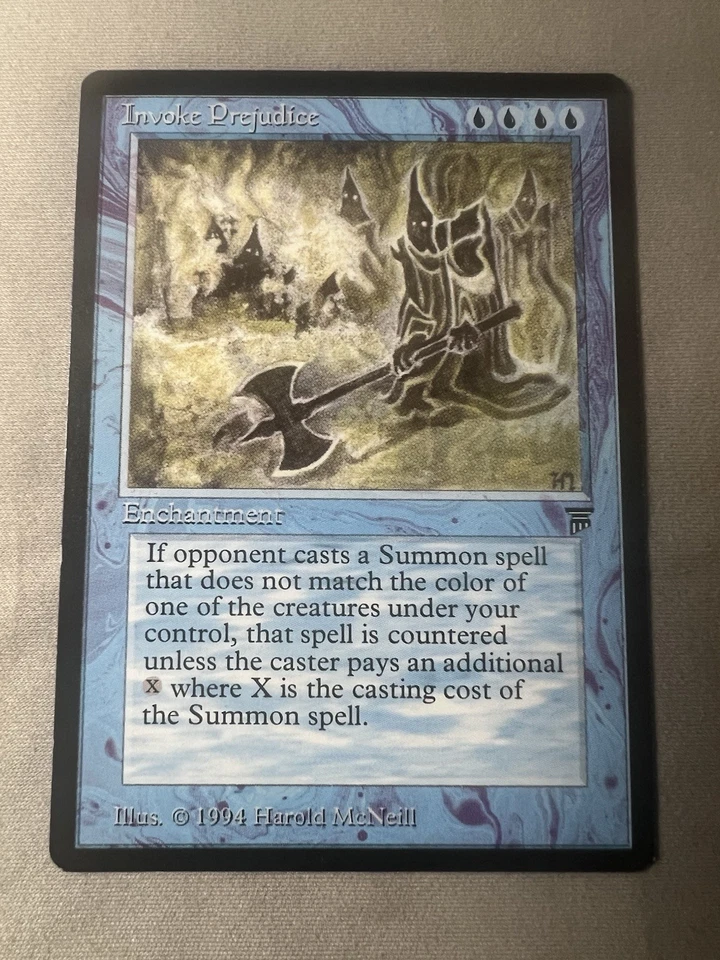 MTG "Invoke" "Prejudice" Legends Regular Rare in NM/MT Condition - Image 1 of 2