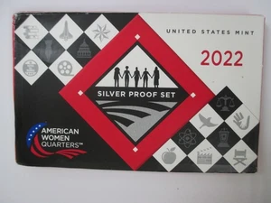 2022 US Mint "American Woman" Quarters Silver Proof Set - Picture 1 of 4