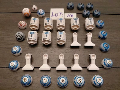 Lego Star Wars Lote de Minifigura Droide Astromecánico - PIEZAS - R2-D2 - Lote # 110 Foto 1 de 4