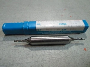 NIAGARA 7/64" HSS 2 FLUTE DOUBLE END BALL END MILL 3/8" 7/64B-C SHANK NEW - Picture 1 of 1