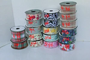 LOT OFNEW The Ribbon Boutique Hobby & Craft Double Ruffle Ribbon - Picture 1 of 5