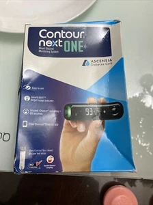 System monitorowania glukozy we krwi Contour NEXT ONE EXP 2028 NOWY ZAPIECZĘTOWANY - Zdjęcie 1 z 7