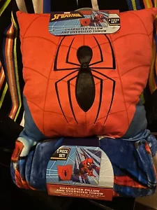 Two piece character pillow and throw.Spiderman - Picture 1 of 1