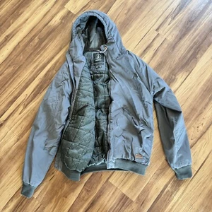 volcom hooded teflon hernan jacket grey size XL - Picture 1 of 4