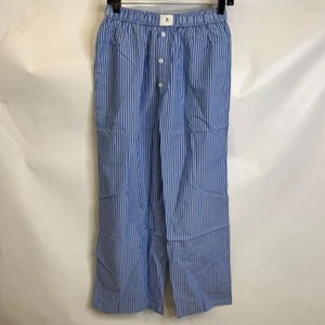 BY ANTHROPOLOGIE Boxer Pants Women's Size S Blue - Picture 1 of 5