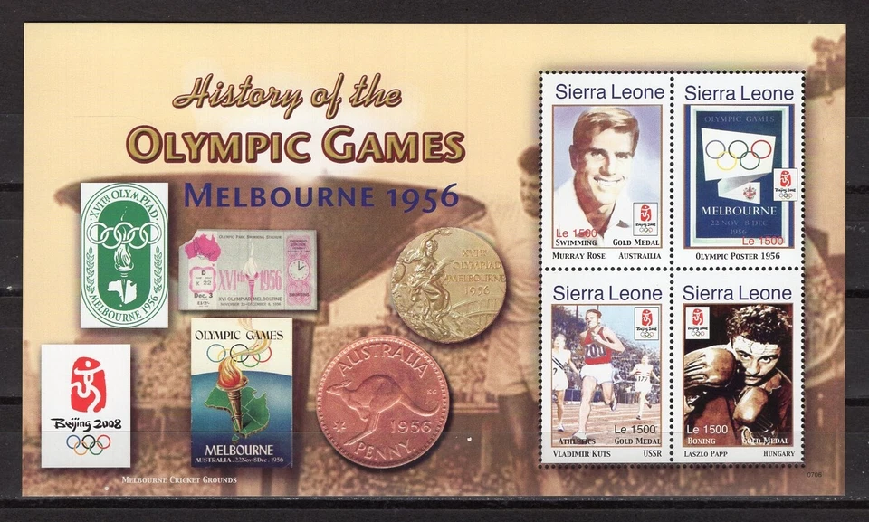 Sierra Leona 2008 Juegos Olímpicos - Pekín 2008 M1408 Foto 1 de 1