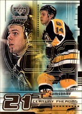 1999-00 Upper Deck Century Legends Boston Bruins Hockey Card #71 Sergei Samsonov