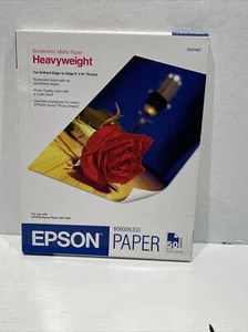 Epson Borderless MATTE Heavyweight (8x10 Inches, 50 Sheets) (S041467) New-Sealed - Picture 1 of 4