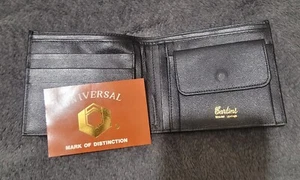 Bifold Cartini Wallet Cowide Leather New Unused - Picture 1 of 5