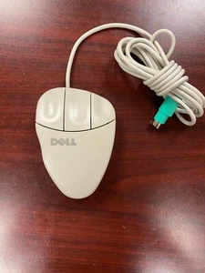 Vintage Logitech MouseMan M-S38 3 Button Mechanical Ball Mouse w/ Dell Logo - Picture 1 of 2
