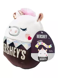 Squishmallows Hershey's Sophia mit Herzen 5"" Neu mit Etikett - Bild 1 von 5