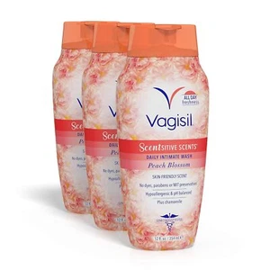 Olores aromáticos Vagisil lavado íntimo femenino diario para mujer - melocotón - Imagen 1 de 8