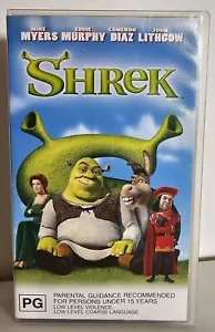 Shrek (Extended) - 2001 - DreamWorks - Mike Myers, Eddie Murphy - VHS, Free Post - Picture 1 of 7