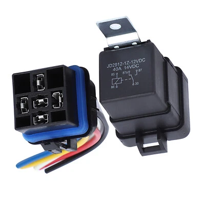 SPDT 5-Pin 12V 40A Automotriz Impermeable Relé Parte Para Barco Auto Coche Accesorio Foto 1 de 4