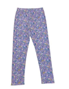 BISBY (by Little English) Longmeadow Floral Leggings - Violet -  NWT Girls 12 - Picture 1 of 2