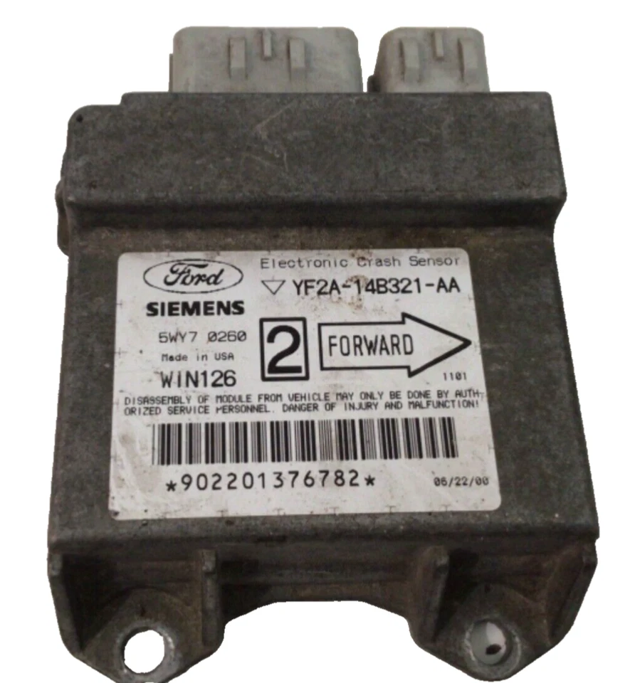 Computadora módulo de control Ford Windstar SRS 1999-2000 YF2A-14B321-AA OEM Foto 1 de 3