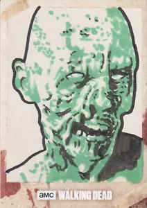 The Walking Dead Season 8, Sketch Card by Bill Pulkovski 1/1 - Picture 1 of 2