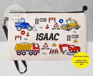 Estuche para lápices personalizado para niñas - Estuche para lápices escolar Camiones Estuche para lápices - Imagen 1 de 3