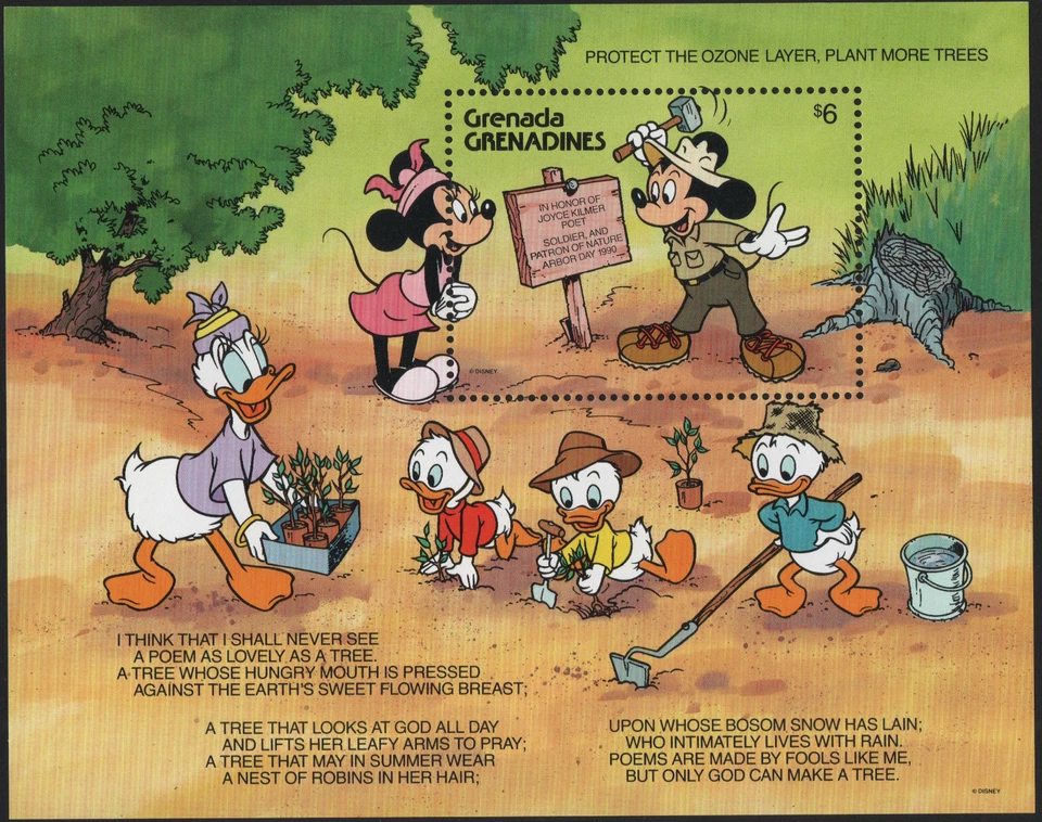 Foglietto Minnie & Mickey 1991 - Grenada Grenadines - DISNEY - MNH ** [DIS05] - Imagen 1 de 1