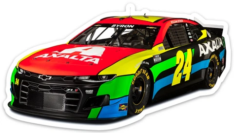 William Byron NASCAR Hendricks Axalta Chevrolet SS #24 Type Die-cut MAGNET Cover