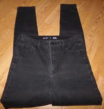 OLD NAVY WOMENS SIZE 10 TALL HIGH RISE SUPER SKINNY JEANS BLACK