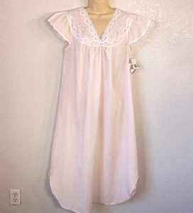 Vintage Barbizon Size M Midi Nightgown Light Pink - Picture 1 of 7