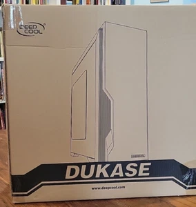 Estuche Desktop Tower Dukase DeepCool solo negro con ventana ATX/Micro ATX/Mini ITX - Imagen 1 de 9