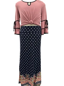 Olsenboye floral Maxi Skirt available in S, L and XL , new with tag - Picture 1 of 7