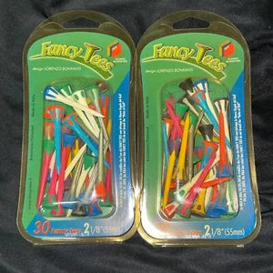 Fancy Tees 2 1/8" (55mm) Golf Tees (2 Packs Of 30) - Picture 1 of 4