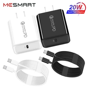 Fast 20W Type-C Charger Plug C To C Cable Lead Sync Cord For iPhone 16e 16 15Pro - Picture 1 of 39