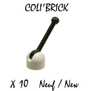 lego 4592c02 - 10x Levier Manette Antenne / Lever - Blanc / White - 73587 New - Imagen 1 de 1