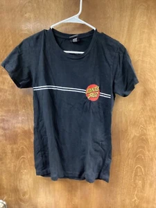 Youth "Santa Cruz" black T-shirt Size Large. P./O. - Picture 1 of 2