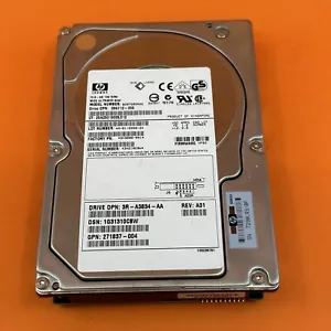 HP HDD 72.8GB 10K ULTRA 320 SCSI 3.5 LFF 286712-005 BD07285A25, 271837-004 - Picture 1 of 4