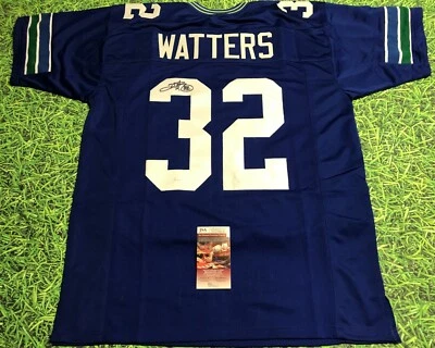 RICKY WATTERS  AUTOGRAPHED SEATTLE SEAHAWKS TB JERSEY JSA - Image 1 of 3