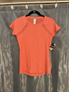 Reebok Running Speedwick Top Fire Coral Women's Size XS Gym Yoga - Picture 1 of 5