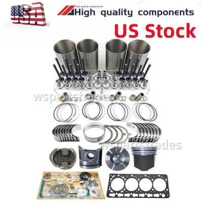 Overhaul Rebuild Kit Fits For Kubota Engine V3800 V3800T V3800DI-T Engine - Image 1 of 4