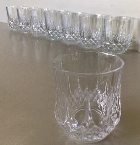 Cristal d’Arques ~ Longchamp ~ Eight 8oz. Kristall Altmodische Brille ~ Frankreich - Bild 1 von 4