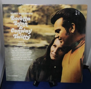 Loretta Lynn & Conway Twitty – We Only Make Believe  Vinyl, Reissue Country - Picture 1 of 2