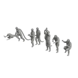 SSCR600017 1/600 Modell Upgrade Teile Flugzeugträger Bodenpersonal Wartung - Bild 1 von 2