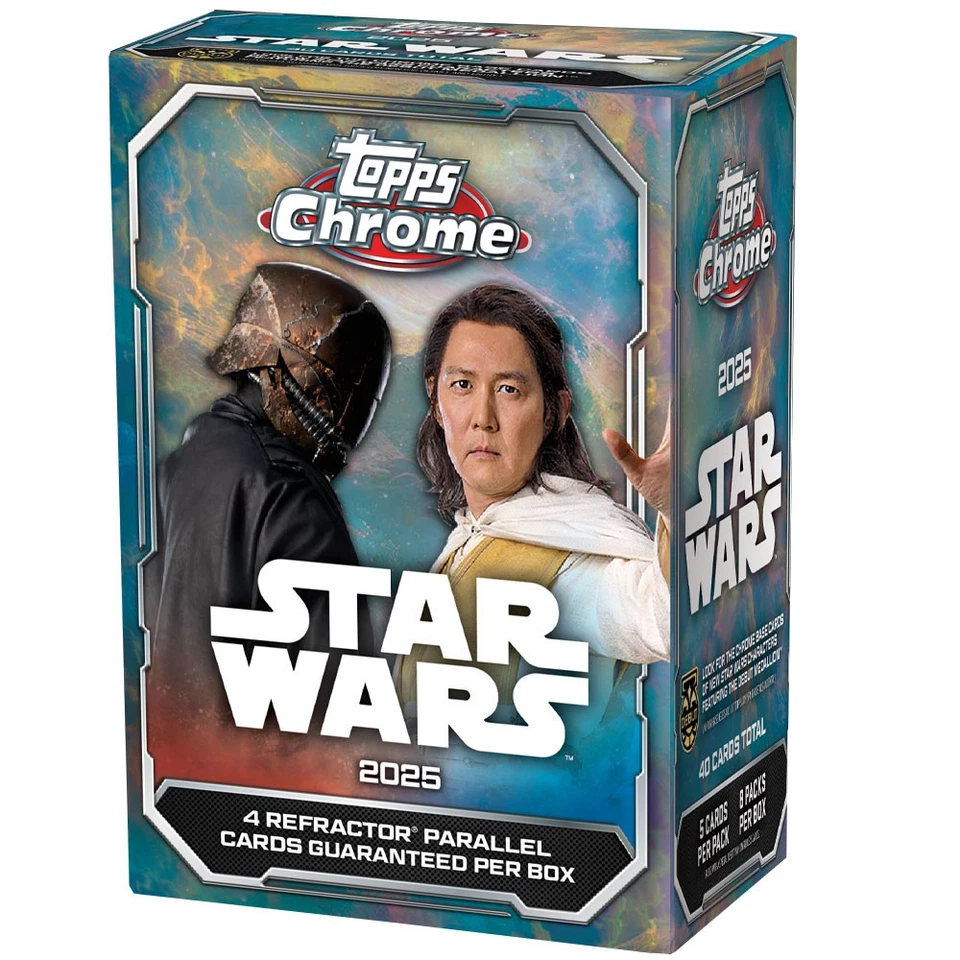 Topps Chrome Star Wars 2025 - 1 scatola valore