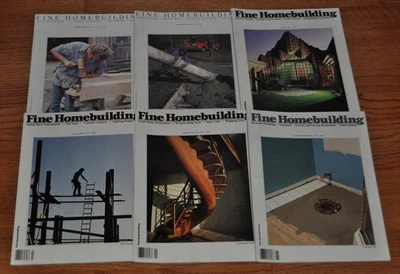 Fine Homebuilding Magazine lot, 6 Issues, 12/1982-11/1983--very good - Image 1 of 4